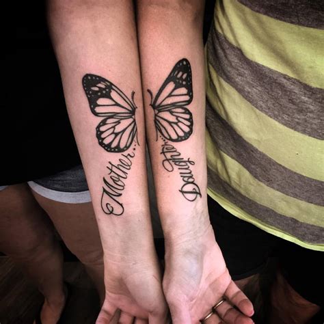 cute mother and daughter tattoos